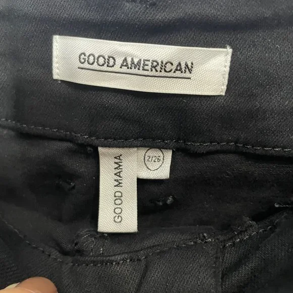 GOOD AMERICAN good mama skinny jeans in black size 2 or 26 - Picture 7 of 7